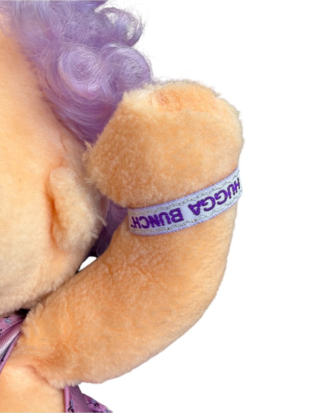 VTG 1985 Kenner Hugga Bunch Impkins Purple Hair Plush Doll 18" - Picture 7 of 12